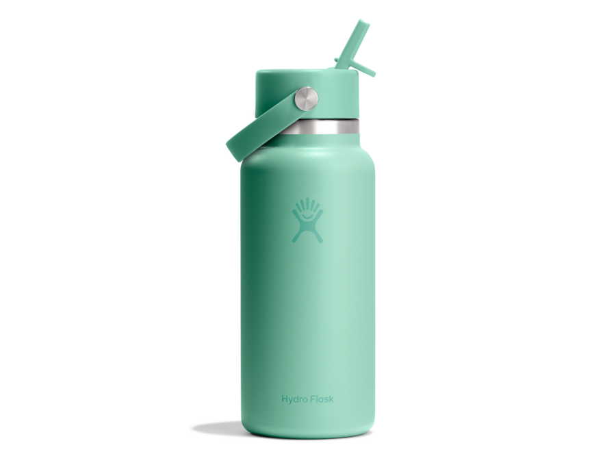 Hydro Flask Wide Mouth Bottle with Flex Straw Cap 32oz