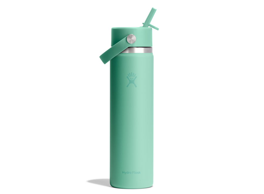 Hydro Flask Wide Mouth Bottle with Flex Straw Cap 24oz Clearance