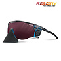 Julbo Ultimate Cover Black/Blue Frame REACTIV 0-4 High Contrast Lens Sunglasses