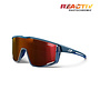 Julbo Fury Blue / Translucent Blue Frame REACTIV 0-3 High Contrast Lens Sunglasses