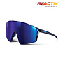 Julbo Edge Matte Blue Blue Frame REACTIV 1-3 High Contrast Sunglasses