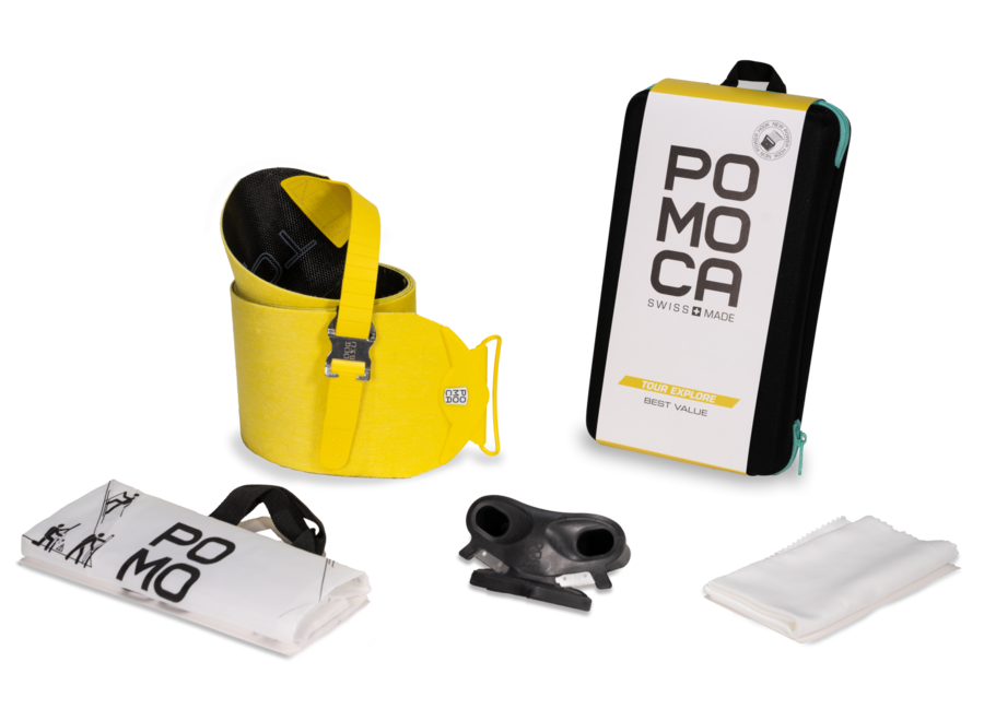 Pomoca Tour Explore Skin Yellow 140mm