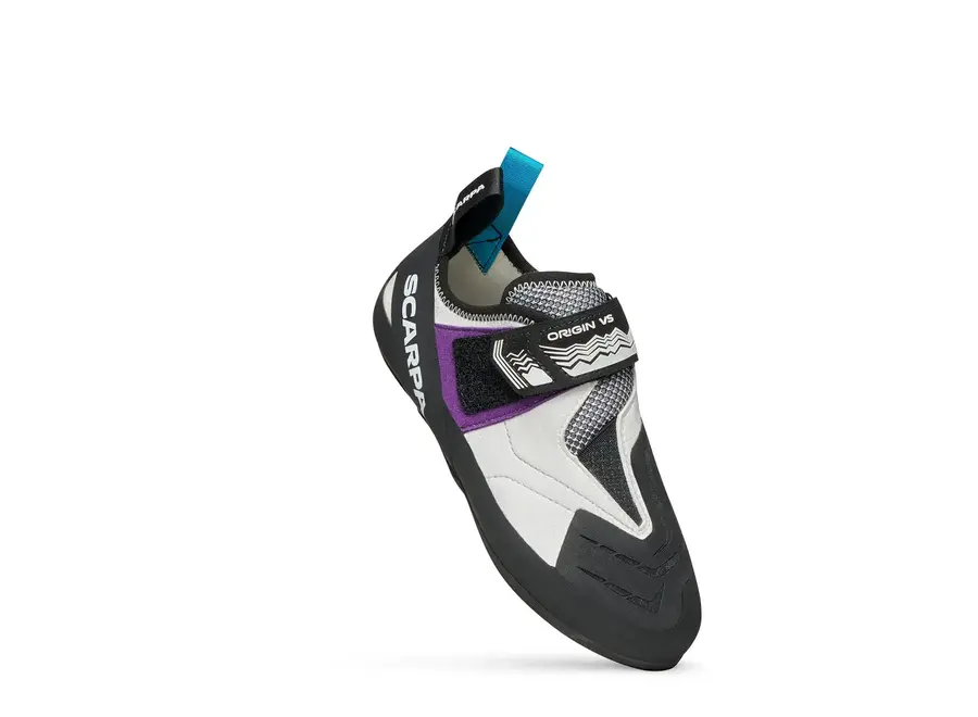 Scarpa Origin VS LV Rock Climbing Shoe White/Purple