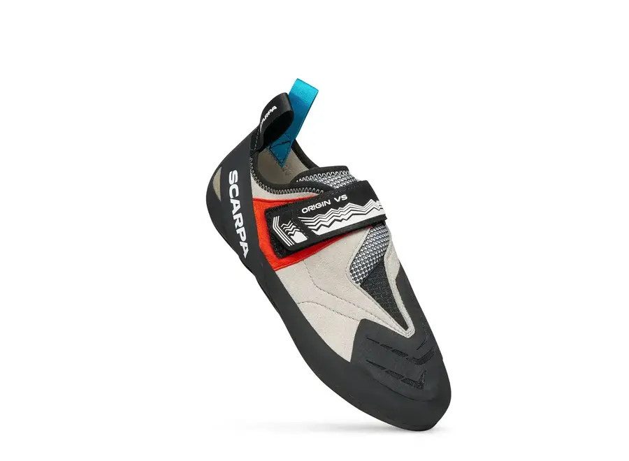 Scarpa Origin VS Rock Climbing Shoe Light Grey/Red