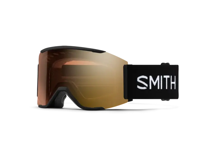 Smith Squad MAG Black ChromaPop Pro Photochromic Gold Mirror Goggles