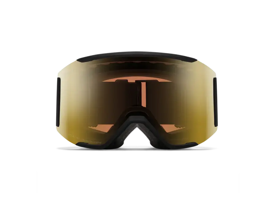 Smith Squad MAG Black ChromaPop Pro Photochromic Gold Mirror Goggles