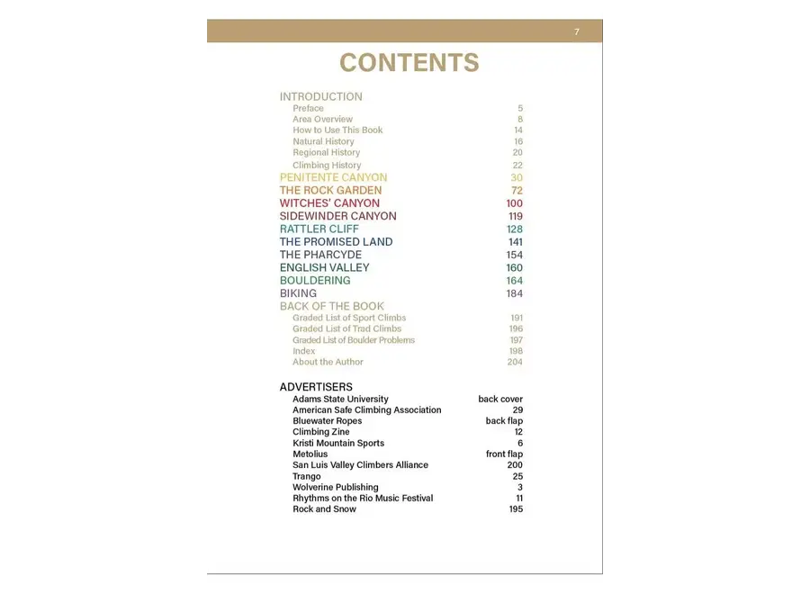 Wolverine Publishing Penitente: Rock Climbing in the San Luis Valley