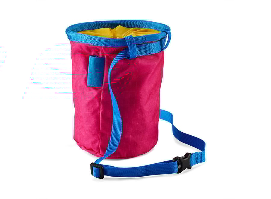 La Sportiva Granite Chalk Bag Climbing on the Moon - Fucsia/Giallo