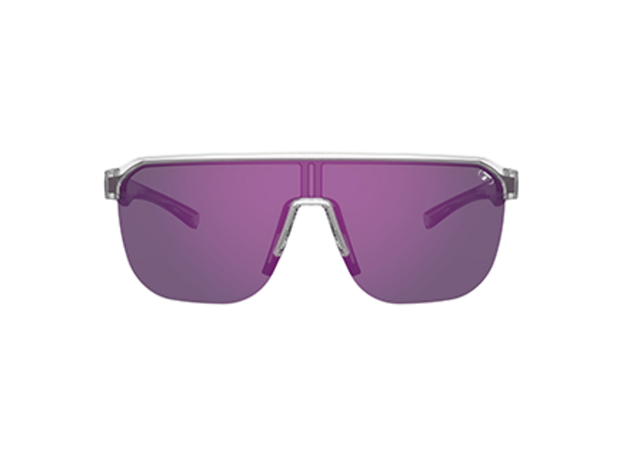 Tifosi Sanctum SL Crystal Clear Frame Purple AR Lens Sunglasses