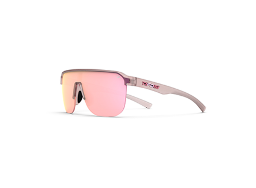Tifosi Sanctum SL Frosted Rose Frame Pink Mirror Lens Sunglasses
