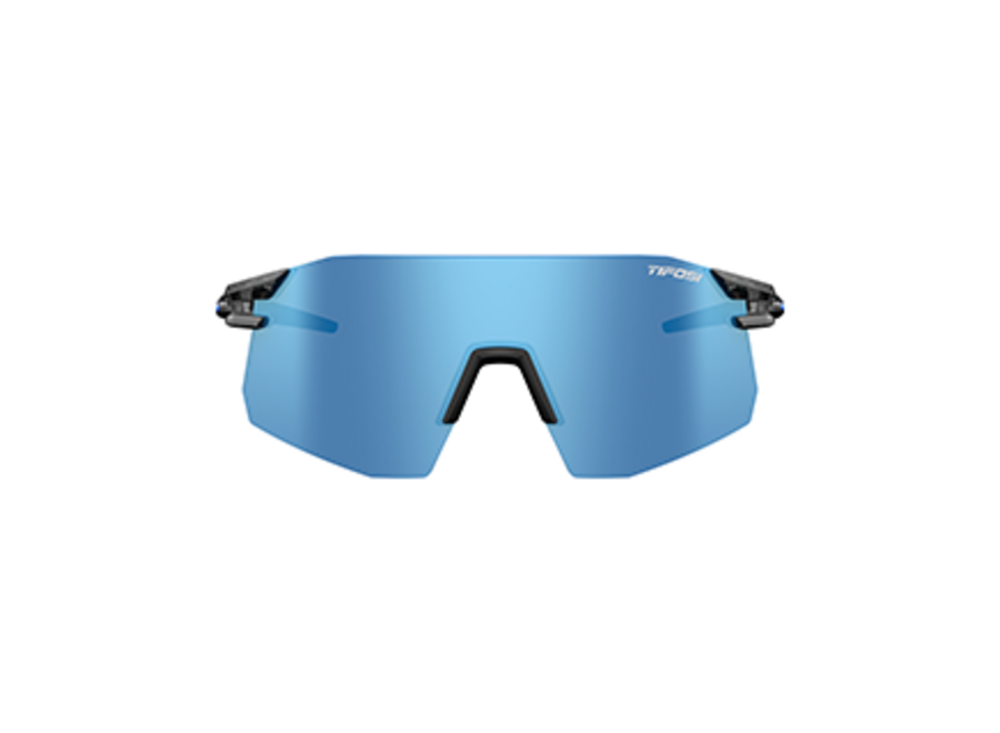 Tifosi Moab XC Crystal Smoke Frame  Clarion Blue/AC Red/Clear Lens Sunglasses