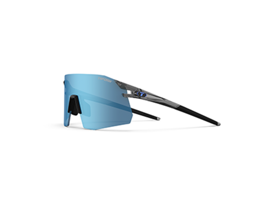 Tifosi Moab XC Crystal Smoke Frame  Clarion Blue/AC Red/Clear Lens Sunglasses