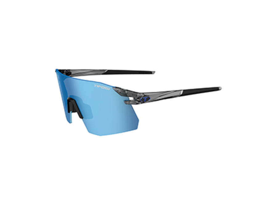 Tifosi Moab XC Crystal Smoke Frame  Clarion Blue/AC Red/Clear Lens Sunglasses