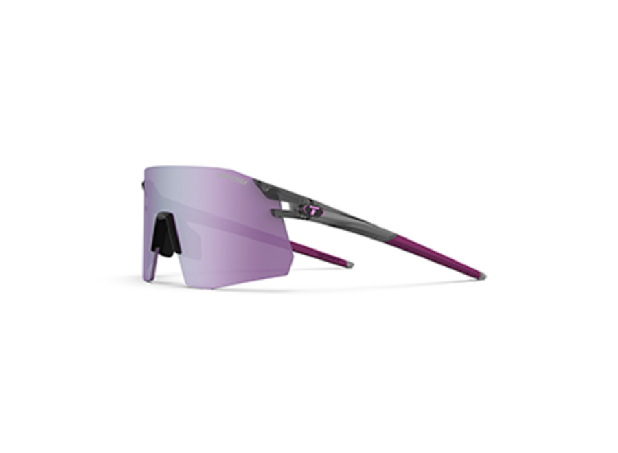 Tifosi Moab XC Satin Vapor Frame Clarion Deep Purple/AC Red/Clear Lens Sunglasses