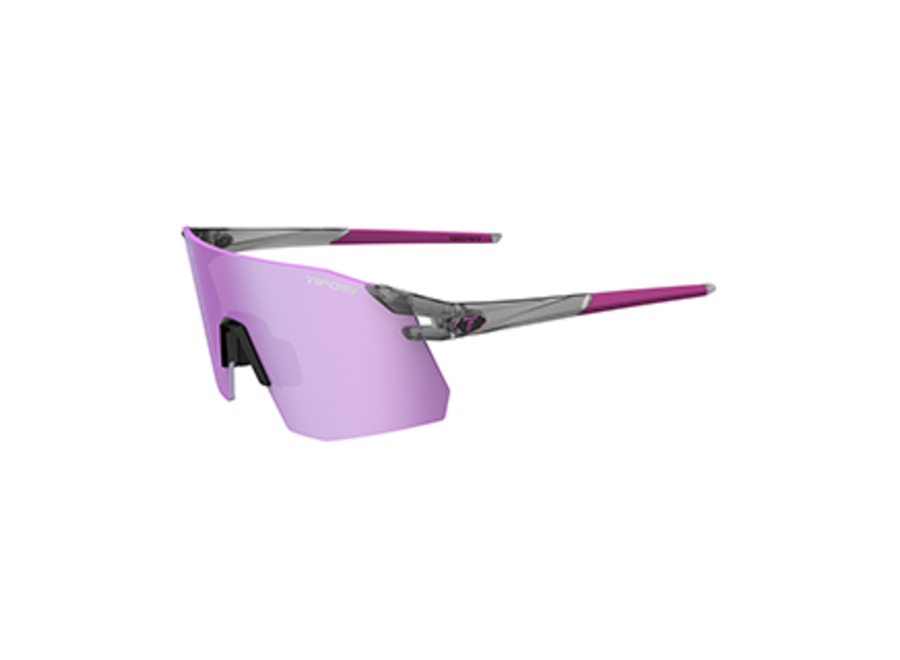 Tifosi Moab XC Satin Vapor Frame Clarion Deep Purple/AC Red/Clear Lens Sunglasses
