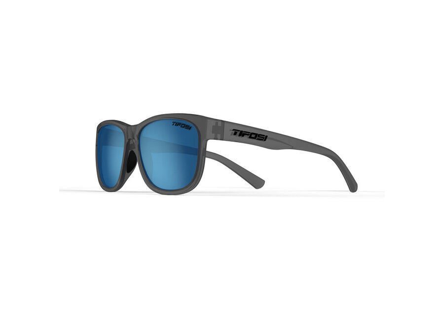 Tifosi Swank XL Satin Vabor Sky Blue Mirror Polarized Glasses