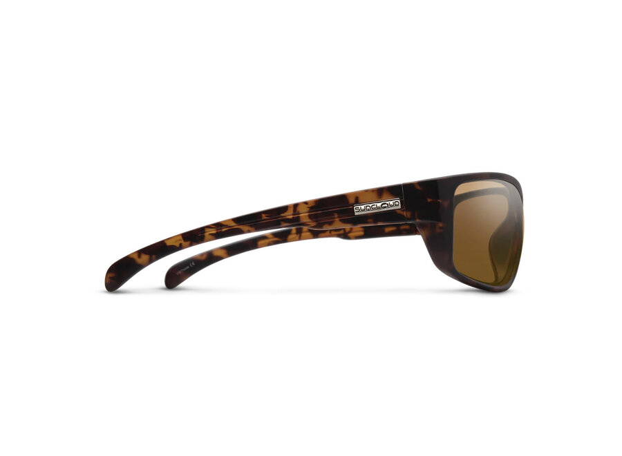 Suncloud Milestone Matte Tortoise Polarized Brown Sunglasses