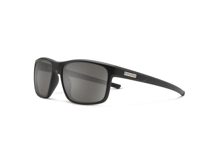 Suncloud Respek Matte Black Polarized Gray Sunglasses