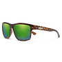 Suncloud A-Team Matte Tortoise Frame Polarized Green Mirror Lens Sunglasses