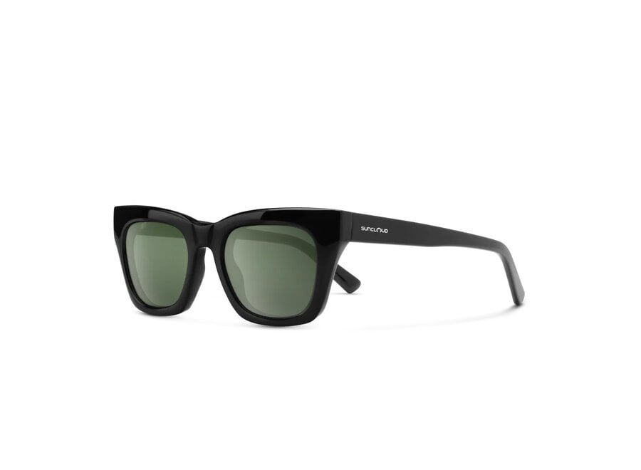 Suncloud Allora Black Polarized Gray Green Sunglasses