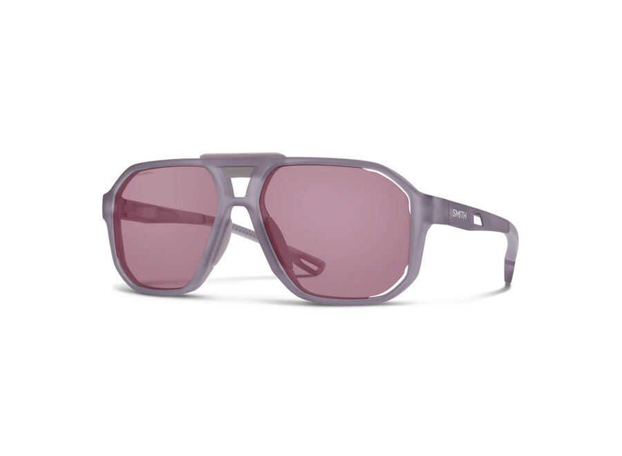 Smith Optics Truss Matte Meteorite Crystal ChromaPop Low Light Rose Sunglasses