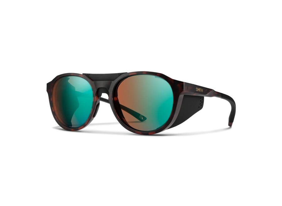 Smith Optics Venture Matte Tortoise ChromaPop Glacier Photochromic Copper Opal Mirror Sunglasses