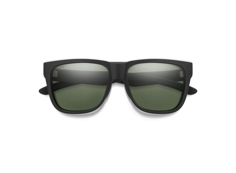 Smith Optics Lowdown 2 Matte Black| ChromaPop Gray Green Sunglasses