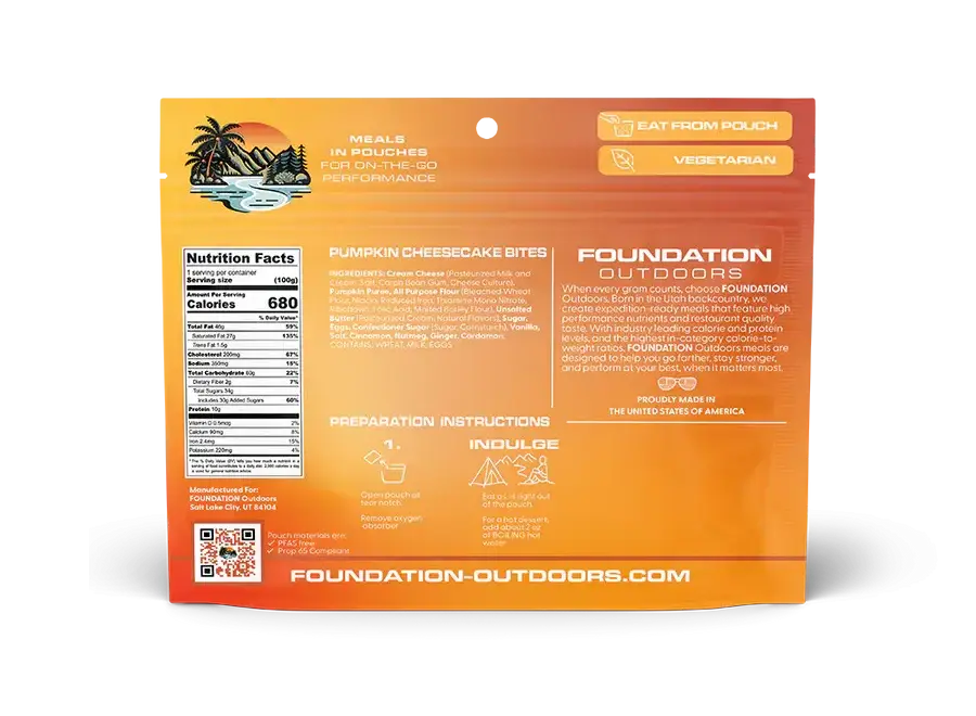 Foundation Food Pumpkin Pie Cheesecake Bites