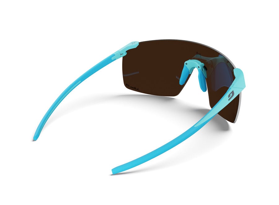 Julbo Faster L Kilian Jornet Light Blue Glacier REACTIV 0-3 High Contrast Sunglasses