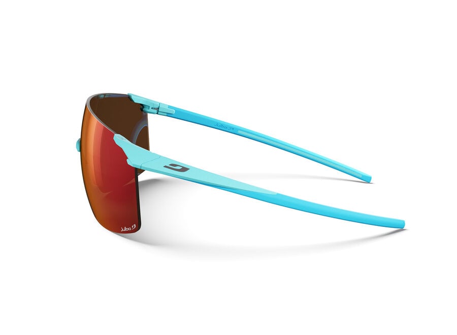 Julbo Faster L Kilian Jornet Light Blue Glacier REACTIV 0-3 High Contrast Sunglasses