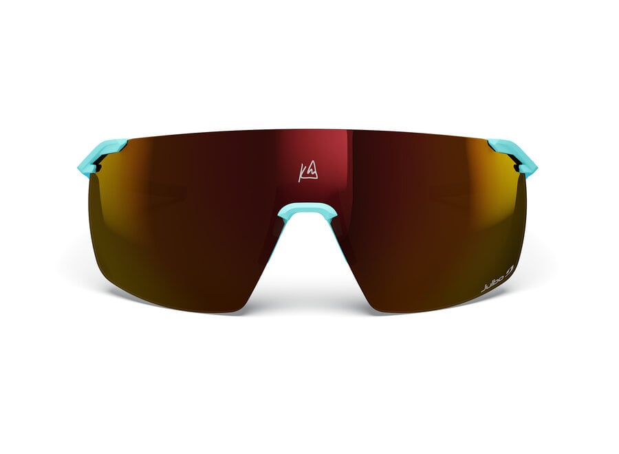 Julbo Faster L Kilian Jornet Light Blue Glacier REACTIV 0-3 High Contrast Sunglasses