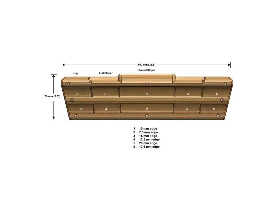 Metolius Climbers Edge Hangboard