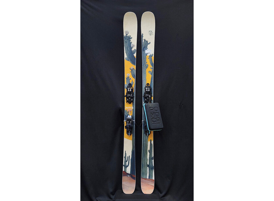 Used Icelantic Nomad 106 Ski 24/25 176cm - Rotation 10 Binding - Pomoca Climb 2.0 Skin Package