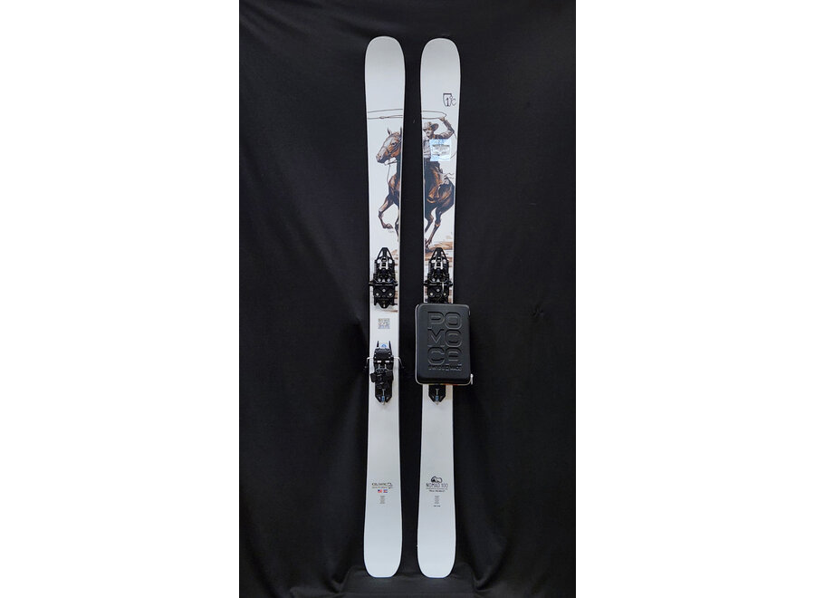 Used Icelantic Nomad 100 Ski 24/25 176cm - Rotation 10 Binding - Pomoca Climb 2.0 Skin Package