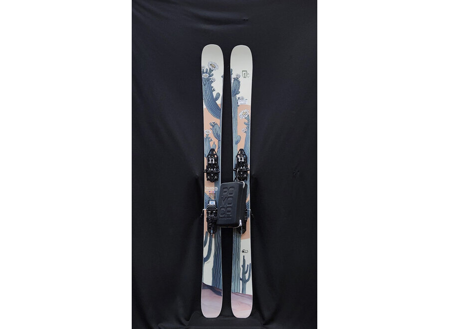 Used Icelantic WM Maiden 102 Ski 24/25 162cm - Rotation 10 Binding - Pomoca Climb 2.0 Skin Package