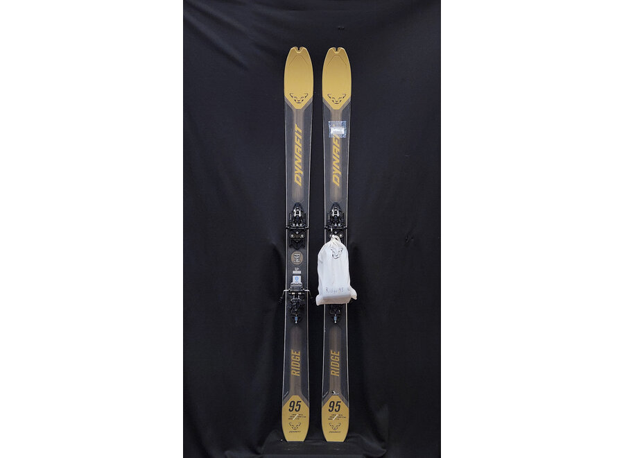 Used Dynafit Ridge 95 Ski 24/25 168cm - Rotation 10 Binding - Dynafit Speedskin Package