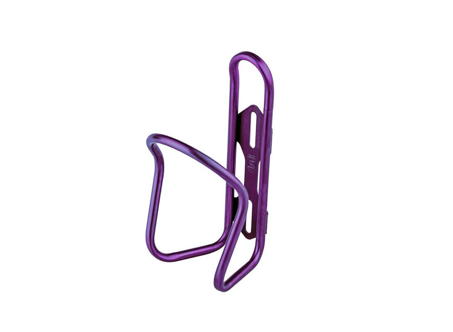 Silca Sicuro Anodized Titanium Bottle Cage - Royal Purple
