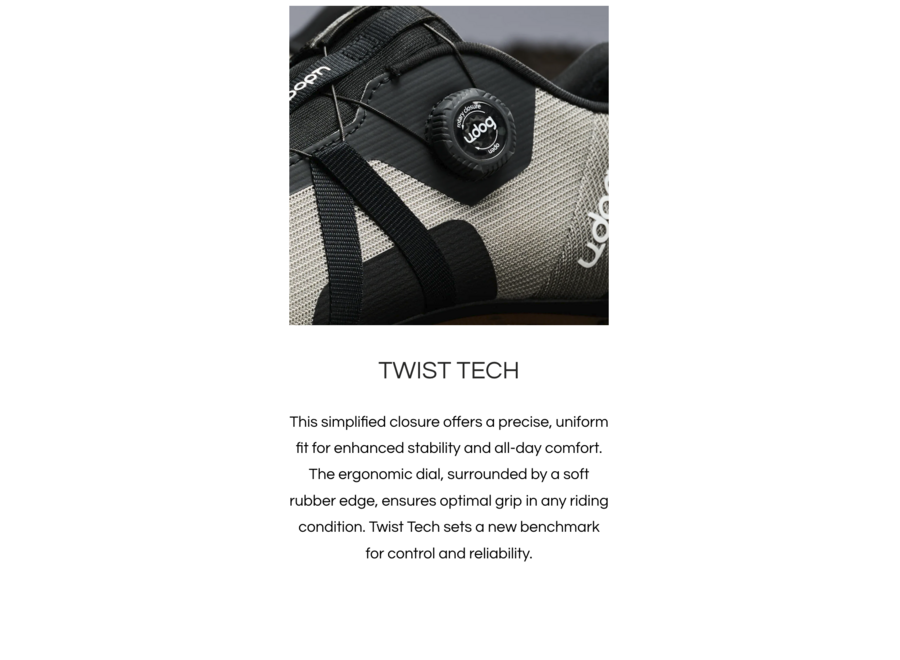 UDOG Forza Cycling Shoe Gravel with Micro Twist