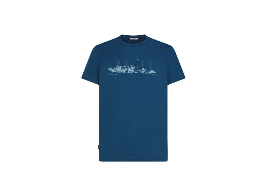 Icebreaker Merino 150 Tech Lite SS Tee The Peaks