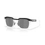 Oakley HSTN SQ Matte Black Sunglasses with Prizm Black Polarized Lenses