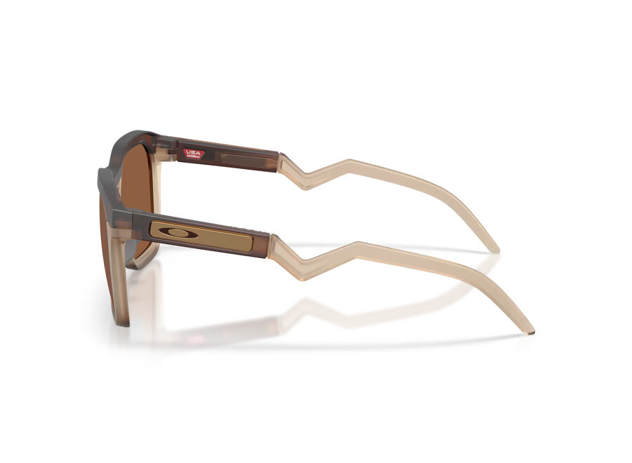 Oakley HSTN SQ Matte Rootbeer Sunglasses with Prizm Tungsten Lenses