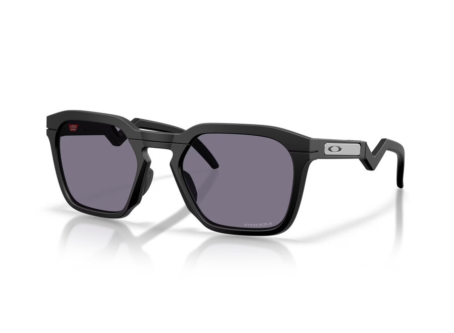 Oakley HSTN SQ Matte Black Sunglasses with Prizm Grey Lenses