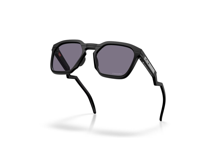 Oakley HSTN SQ Matte Black Sunglasses with Prizm Grey Lenses