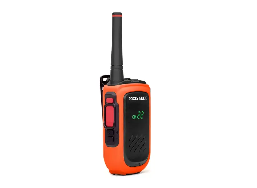 Rocky Talkie 5 Watt Expedition GMRS Radio Hi-Vis Orange