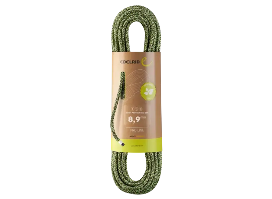 Edelrid Swift Protect Eco Dry 8.9mm x 60M night/green