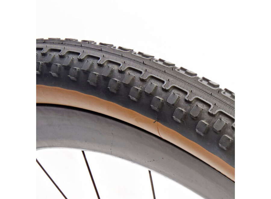 Rene Herse Poteau Mountain Extralight TC Semi Slick Gravel Tire 700c x 48 Tan Sidewall