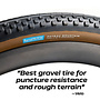 Rene Herse Poteau Mountain Extralight TC Semi Slick Gravel Tire 700c x 48 Tan Sidewall