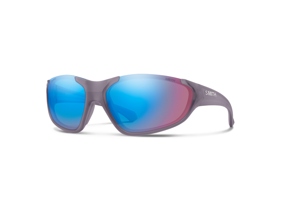 Smith Sliders Matte Meteorite Crystal ChromaPop Low Light Rose Blue Mirror Lens