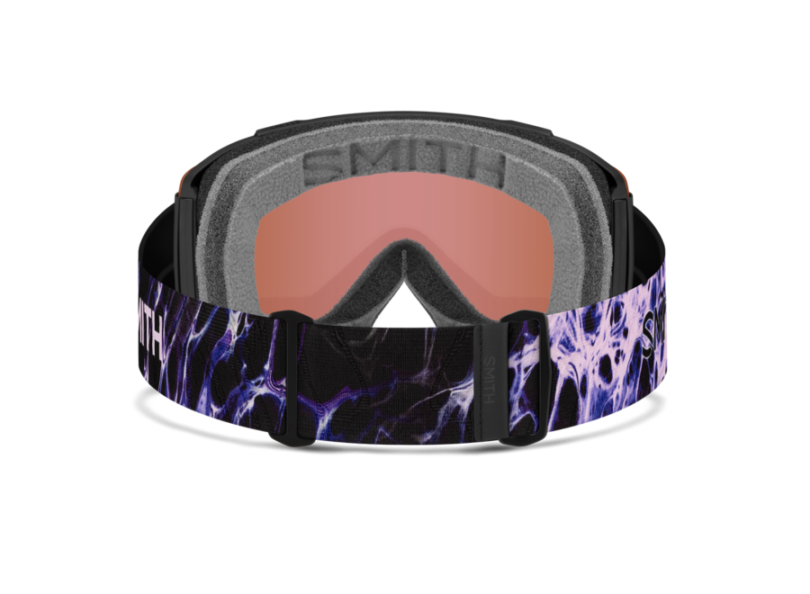 Smith Squad Black Flex Plasma Frame ChromaPop Everyday Violet Mirror Goggles