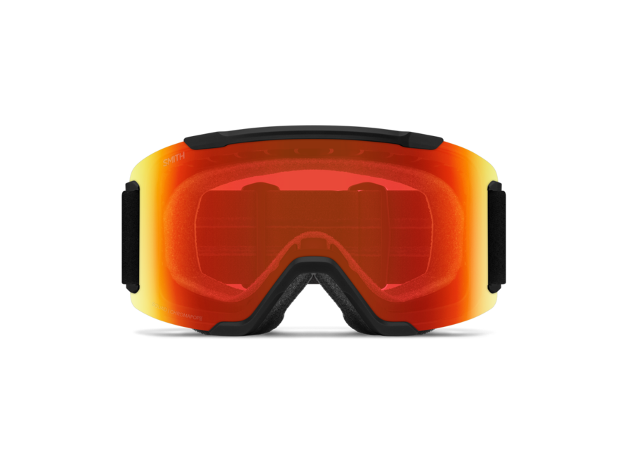 Smith Squad Black Frame ChromaPop Everyday Red Mirror Goggles